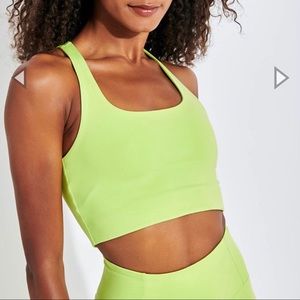 NWT Girlfriend Collective Paloma Bra in Lime